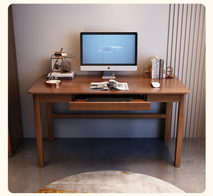 Mesa de estudio para estudiantes en casa, estantería, estantería, mesa de ordenador integrada, juego de mesa y silla moderno y sencillo - Product Image 2