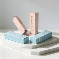 Boîte en papier couché écologique personnalisée avec logo imprimé offset pour emballage de soins de la peau, parfums, huiles essentielles et lotions