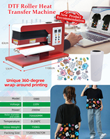 Imprimante DTF numérique A3 30cm 60cm, encre DTF pour flex, machine de transfert thermique automatique mini 360 à rouleau rotatif pour T-shirts, film de presse à chaud