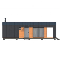 Maisons modulaires de haute qualité fabriquées directement en usine, prix d'usine, maisons clés en main, mini-maisons de luxe en acier léger préfabriquées