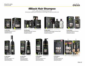 Coloration capillaire végétale pour cheveux noirs, pour seniors, couvre les cheveux gris, shampoing – OEM transfrontalier - Product Image 4