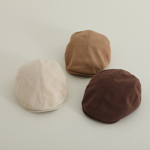 <span class=keywords><strong>Gorro</strong></span> <span class=keywords><strong>Infantil</strong></span> de Primavera, Nuevo, Combinable con Todo, para Niños y Niñas, Color Sólido, <span class=keywords><strong>Gorro</strong></span> de <span class=keywords><strong>Pintor</strong></span>, Boina para Bebé - Product Image 1