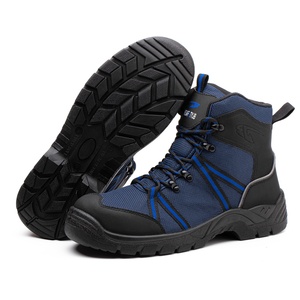 Bottes de sécurité industrielle de luxe à coupe haute pour hommes Construction résistante à l'huile marron foncé avec bout en acier Vente d'automne - Product Image 4