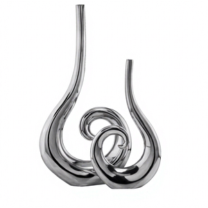 Elegant Design Metal Table Flower <b>Vase</b> High Quality Silver Polished Finished Flower <b>Vase</b> Home Decorated Available in Wholesale - Product Image 1