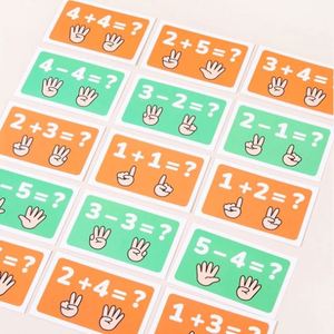 Jeu de jouets mathématiques pour la maternelle : Addition, soustraction, alphabet, orthographe, apprentissage précoce, comptage, planches à doigts - Product Image 6