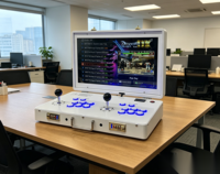 2 игрока аркадная игровая консоль с монетоприемным управлением игровой аркадный автомат Pandora аркадная коробка со светодиодной подсветкой