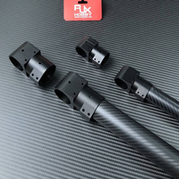 Connecteur en T en alliage d'aluminium RJX 16mm 20mm 25mm 30mm 40mm pour trépied de train d'atterrissage de drone agricole UAV