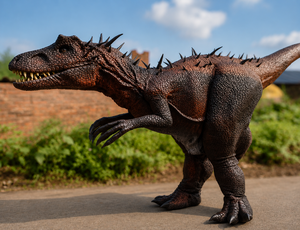 Costume de dinosaure sur mesure pour fête d'Halloween d'horreur, taille réelle, avec structure métallique et commande manuelle, pour parcs à thème intérieurs/extérieurs - Product Image 1