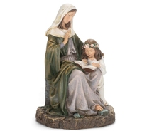 Collection Renaissance en résine de statues Sainte Anne et Marie pour la décoration intérieure