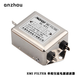 Filtro EMI Anzhou DL-10T1, Módulo de Filtro de Línea de Alimentación Monofásico, Modo Común - Product Image 3