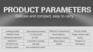 Moniteur de glycémie en vente chaude, glucomètre, glucomètre pour diabétiques, appareil de mesure de la glycémie, moniteur de glycémie vétérinaire - Product Image 6