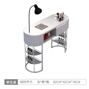Wholesale Manicure <b>Table</b> White with Chairs Simple <b>Nail</b> Shpp Manucure <b>Table</b> for Sale - Product Image 5