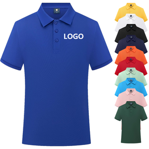 Custom 180gsm Men's Polo Shirt Quick Dry Performance Short Sleeve Tactical Shirts Pique Jersey Golf Shirt