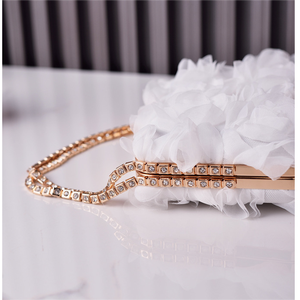 Nuovo Arrivo Pochette da Sera con Catene di Diamanti Floreali 3D <span class=keywords><strong>Borsa</strong></span> da Donna Sehe Fashion - Product Image 5