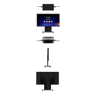 Pantalla LED Grande Todo en Uno COB de 135 Pulgadas, Totalmente Automática, Plegable y Elevadora, para Capacitación y Conferencias Remotas