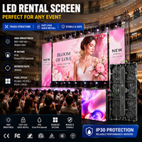 Écran LED modulaire TOPvision pour location intérieure/extérieure, mur LED pour stand d'exposition, salon professionnel, scène, événement