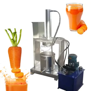 2022 400L Industrial Fruit Juicer Machine Hydraulic Sugarcane Grape Rice Win Juice Filter Extractor Cold Press Juice Making Machine