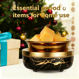 Luxury Scented Wax Cube <strong>Heater</strong>, Home Bedroom Living <strong>Room</strong> Aroma Diffuser Decorative Ornament Ceramic Wax Melt Warmer, - Product Image 3