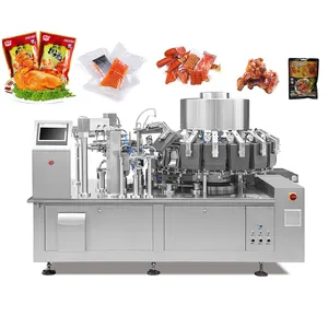 Premade bag automatic vacuum packing machine for chicken