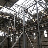 Estructura de Acero Galvanizado por Inmersión en Caliente de Montaje Rápido para Garaje y Estacionamiento de Vehículos