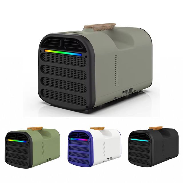 Hot Sale Portable Air Conditioner Micro Compressor Dual Hose Low Power Consumption 5200Btu With Touch Screen for Car Outdoor Use