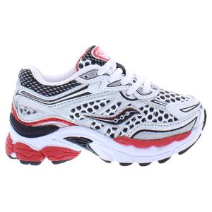 รองเท้าเด็ก Saucony Omni 9 สีขาวแดง สไตล์เดินเล่น - Product Image 1