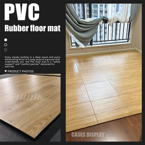 Alfombrillas de goma de PVC para gimnasios antideslizantes que absorben los golpes y son fáciles de limpiar para uso comercial - Product Image 5