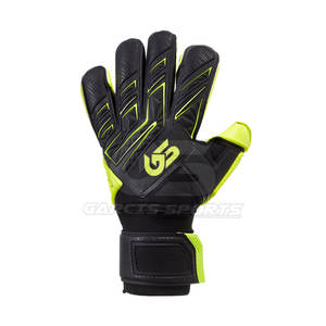 Guantes de portero deportivos personalizables de alta calidad Látex y cuero alemán con diseño de logotipo - Product Image 2