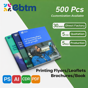 Folletos Personalizados OEM <span class=keywords><strong>de</strong></span> Fábrica Directa, Papel Recubierto, Encuadernación Perfecta, Diseño Gratuito, Logotipo Personalizado para Marketing y <span class=keywords><strong>Publicidad</strong></span> - Product Image 4