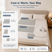 Système de refroidissement de lit par compresseur avancé avec contrôle par application, circulation d'eau, matelas chauffant et rafraîchissant pour les personnes ayant chaud la nuit