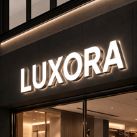 Letrero Publicitario LED Creativo para Interiores/Exteriores con Logotipo Personalizado, Letras Luminosas de Acrílico y Acero Inoxidable Esmerilado para Bares