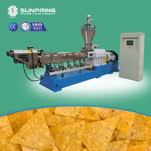 SunPring nachos-corn-tortilla-chips-making machine-line per la produzione di macchina per la farina di mais nachos