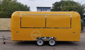 Custom OEM Mobile Kitchen Fast Food <b>Truck</b> Trailers Fully Equipped <b>Coffee</b> Ice Cream Food Cart With Wheels <b>for</b> <b>Sale</b> - Product Image 4
