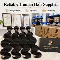 Cheveux Humains Naturels Ondulés (Body Wave) – Fournisseurs Dropshipping – Grade 12A – Cheveux Indiens Bruts Soyeux et Volumineux – Lots de Cheveux Humains Ondulés (Body Wave)