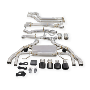 Système d'échappement Catback Valvetronic OEM pour <span class=keywords><strong>BMW</strong></span> X3M X4M F97 F98 S58 2019-2021 SS304 Performance Muffler Racing Tuning - Product Image 4