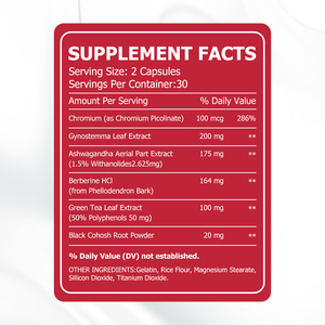 Hot Sale Herbal Formula Organic Menopause <b>Supplement</b> Capsules with Berberine HCl Improve Sleep Boost Hormone Balance Capsules - Product Image 2