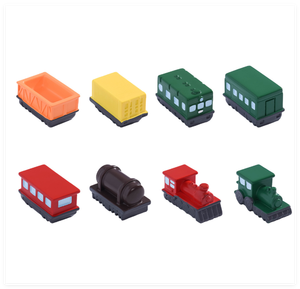 Figurines <span class=keywords><strong>de</strong></span> Noël en résine peintes à la main, cadeau créatif personnalisé, modèles réduits <span class=keywords><strong>de</strong></span> trains <span class=keywords><strong>de</strong></span> dessin animé 3D réalistes, <span class=keywords><strong>collection</strong></span> <span class=keywords><strong>de</strong></span> voitures, jouets pour enfants - Product Image 1