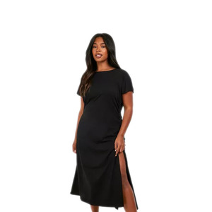 Wholesale Plus Size T Shirt Maxi Dress Cotton Mix Linen | Alibaba.com