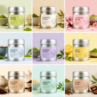 Boîte à thé/café en métal argenté rose orange, hermétique, de qualité alimentaire, avec logo personnalisé imprimé OEM & ODM, 40g, 50g, 30g