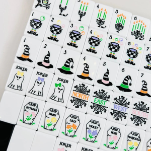 Luxury Halloween American Mahjong Tiles Set 160 Piece 2 Layer Acrylic Engraved <strong>Hocus</strong> <strong>Pocus</strong> Design for <strong>Game</strong> Nights Gifts - Product Image 3