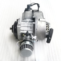 Ensemble moteur de moto 2 temps en aluminium 43cc 47cc 49cc avec démarrage par lanceur à rappel pour mini moto, scooter, VTT