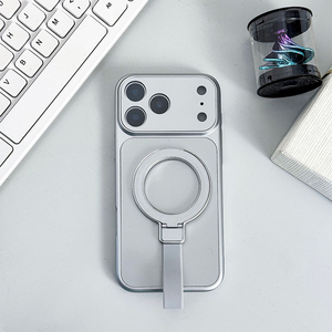 Étui de téléphone portable protecteur en matériau PC, étanche et givré, avec cordon de transport pratique, support rotatif à 360 degrés et barre colorée - Product Image 6