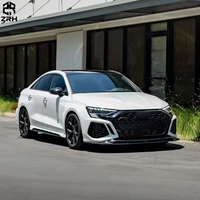 Nouveau séparateur de pare-chocs avant et diffuseur arrière en fibre de carbone 2022 pour Audi RS3 8Y - Protection et décoration à visser