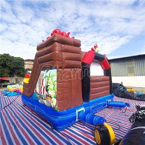 Gonflable Bateau Pirate Gonflable Videur et Combo Toboggan <span class=keywords><strong>Île</strong></span> Pirate Gonflable Combo - Product Image 4