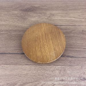 Tapa redonda de madera maciza reutilizable para tazas, cosméticos, color marrón ZHENGCHUANG219 - Product Image 4