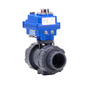Válvula de Bola Sanitaria Motorizada de 2 Vías de UPVC/PVC con Actuador, Compatible con OEM, AC24V DC24V AC220V, FLQ921S-10 - Product Image 4