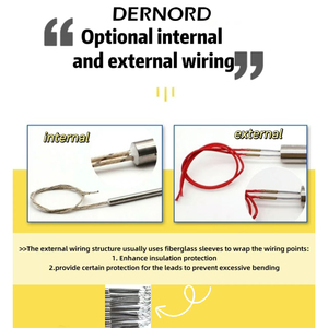 <span class=keywords><strong>Résistance</strong></span> de chauffage électrique, tube en acier inoxydable, diamètre <span class=keywords><strong>12v</strong></span>, <span class=keywords><strong>100w</strong></span>, M16, élément de chauffage tubulaire, modèle industriel droit, bon prix - Product Image 4