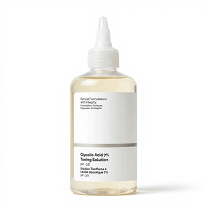 Aceite Facial de Ácido Glicólico Orgánico Natural para Renovar la Piel, Eliminar Manchas Oscuras y Unificar el Tono de Piel, para Rostro y Cuerpo, 240 ml, Suministro al por Mayor - Product Image 1