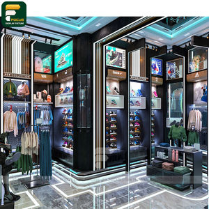 Exhibidor de Ropa Urbana, Mostrador de Ropa, Mueble de Exhibición de Vidrio, Mobiliario Comercial - Product Image 4