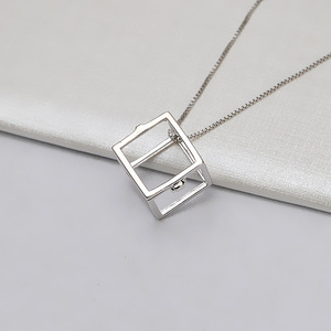 Componentes de Joyería, Base Abrible para Colgante de Cubo Mágico de la Felicidad, Plata S925, No Porosa, para Perlas DIY de 12-12.3 mm - Product Image 4